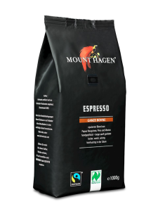 KAWA ZIARNISTA ARABICA 100 % ESPRESSO FAIR TRADE BIO 1 kg - MOUNT HAGEN