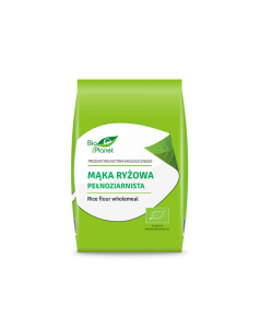 MĄKA RYŻOWA PEŁNOZIARNISTA BIO 500 g - BIO PLANET