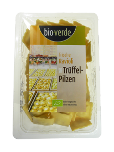 RAVIOLI ŚWIEŻE Z TRUFLAMI BIO 250 g - BIO VERDE