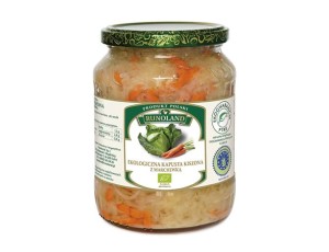 KAPUSTA KISZONA Z MARCHEWKĄ BIO 680 g (410 g) - RUNOLAND