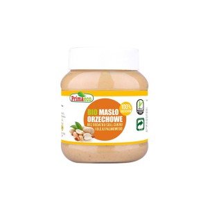 KREM Z PRAŻONYCH ORZESZKÓW ZIEMNYCH BEZGLUTENOWY BIO 360 g - PRIMAECO