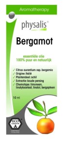 OLEJEK ETERYCZNY BERGAMOTKA (BERGAMOTE) ECO 10 ml - PHYSALIS