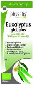 OLEJEK ETERYCZNY EUKALIPTUS GAŁKOWY (EUCALYPTUS GLOBULUS) BIO 10 ml - PHYSALIS
