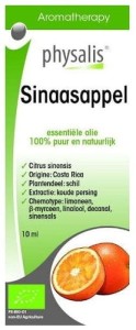 OLEJEK ETERYCZNY POMARAŃCZA CHIŃSKA (SINAASAPPEL) BIO 10 ml - PHYSALIS