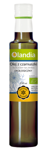 OLEJ Z CZARNUSZKI TŁOCZONY NA ZIMNO BIO 250 ml - OLANDIA