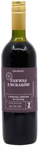 ZAKWAS Z BURAKÓW Z SELEREM, IMBIREM I CYTRYNĄ BEZGLUTENOWY BIO 700 ml - ZAKWASOWNIA