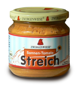 PASTA SŁONECZNIKOWA Z SUSZONYMI POMIDORAMI BEZGLUTENOWA BIO 180 g - ZWERGENWIESE