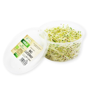 przecena KIEŁKI LUCERNY ŚWIEŻE BIO (około 50 g)