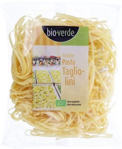 MAKARON (SEMOLINOWY JAJECZNY ŚWIEŻY) TAGLIOLINI BIO 250 g - BIO VERDE