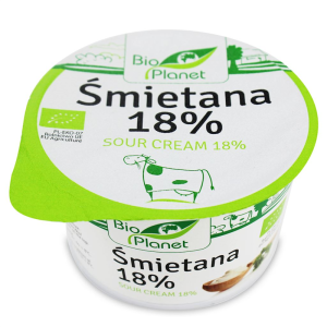 ŚMIETANA 18% BIO 200 g - BIO PLANET