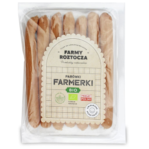 PARÓWKI FARMERKI BIO 250 g - FARMY ROZTOCZA (NA ZAMÓWIENIE)