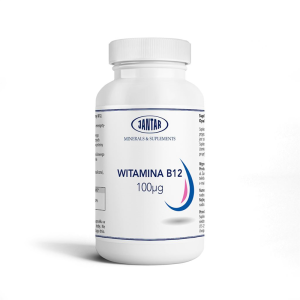 WITAMINA B12 60 KAPSUŁEK (100 mcg) - JANTAR