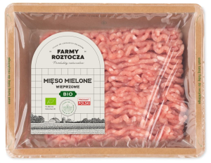 MIĘSO MIELONE WIEPRZOWE BIO 300 g - FARMY ROZTOCZA (NA ZAMÓWIENIE)