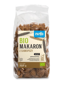 MAKARON (Z SAMOPSZY) JEŻYKI PEŁNOZIARNISTY BIO 250 g - NIRO