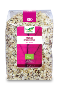 MUSLI ORZECHOWE BIO 600 g - BIO PLANET