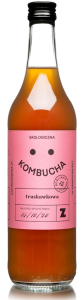 KOMBUCHA TRUSKAWKOWA BIO 270 ml - ZAKWASOWNIA