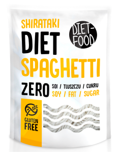 MAKARON (KONJAC TYPU SPAGHETTI) BEZGLUTENOWY 370 g - DIET-FOOD