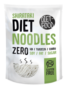 MAKARON (KONJAC TYPU NOODLE) BEZGLUTENOWY 370 g - DIET-FOOD