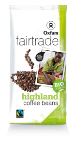 KAWA ZIARNISTA ARABICA/ROBUSTA WYSOKOGÓRSKA FAIR TRADE BIO 250 g - OXFAM