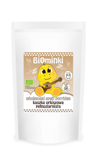 KASZKA ORKISZOWA PEŁNOZIARNISTA BIO 200 g - BIOMINKI