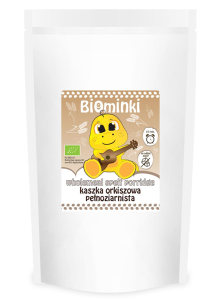 KASZKA ORKISZOWA PEŁNOZIARNISTA BIO 500 g - BIOMINKI