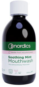 PŁYN DO PŁUKANIA JAMY USTNEJ SOOTHING MINT 300 ml - NORDICS
