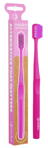 SZCZOTECZKA DO ZĘBÓW Z TWORZYWA PLA RÓŻOWA 6580 - NORDICS