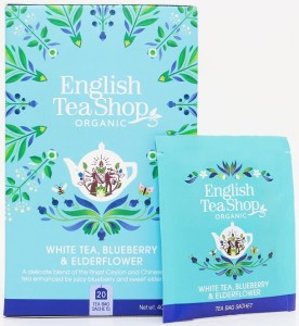 HERBATA BIAŁA Z DZIKIM BZEM I BORÓWKĄ BIO (20 x 2 g) 40 g - ENGLISH TEA SHOP