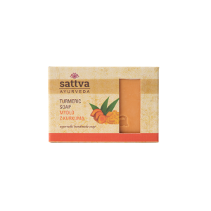 MYDŁO W KOSTCE DO CIAŁA Z WĘGLEM AKTYWNYM 125 g - SATTVA