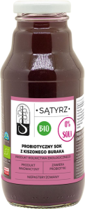 PROBIOTYCZNY SOK Z KISZONEGO BURAKA BEZ SOLI BIO 300 ml - SĄTYRZ