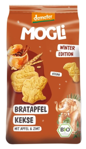 CIASTKA O SMAKU PIECZONEGO JABŁKA Z CYNAMONEM DEMETER BIO 50 g - MOGLI (PRODUKT SEZONOWY)