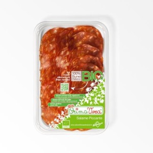 SALAMI PICCANTE PLASTRY BEZGLUTENOWE BIO 70 g - PRIMAVERA