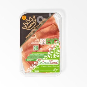 SZYNKA PARMEŃSKA (PROSCIUTTO DI PARMA) PLASTRY BEZGLUTENOWA BIO 70 g - PRIMAVERA