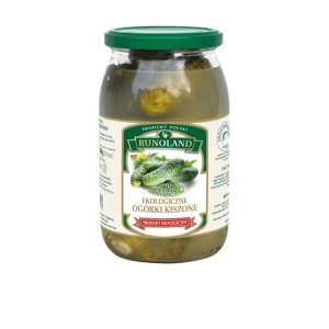 OGÓRKI KISZONE MAŁOSOLNE BIO 820 g (460 g) - RUNOLAND