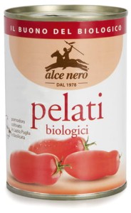 POMIDORY PELATI BEZ SKÓRY BIO 400 g (PUSZKA) - ALCE NERO