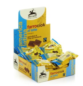 HERBATNIKI ORKISZOWE Z MLECZNĄ CZEKOLADĄ FAIR TRADE BIO 28 g - ALCE NERO