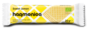 WAFELEK Z KREMEM MLECZNO - CYTRYNOWYM BIO 30 g - HARMONICA