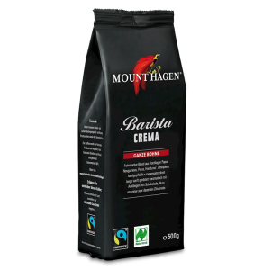 KAWA ZIARNISTA ARABICA 100 % BARISTA CREMA FAIR TRADE BIO 500 g - MOUNT HAGEN