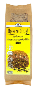 MIESZANKA DO WYPIEKU CHLEBA BEZGLUTENOWA (KETO) 500 g - PIĘĆ PRZEMIAN