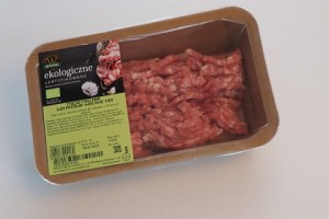 MIĘSO MIELONE WIEPRZOWO - WOŁOWE BIO 300 g - WASĄG (NA ZAMÓWIENIE)