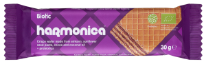 WAFELEK Z KREMEM MLECZNO - KAKAOWYM Z PROBIOTYKAMI BIO 30 g - HARMONICA