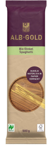 MAKARON (ORKISZOWY) SPAGHETTI BIO 500 g - ALB-GOLD