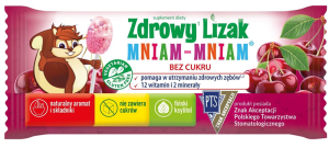 LIZAK O SMAKU MUSUJĄCEJ WIŚNI NA ODPORNOŚĆ BEZGLUTENOWY 6 g - STARPHARMA