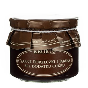 CZARNE PORZECZKI I JABŁKA BEZ DODATKU CUKRU 310 g  - KROKUS