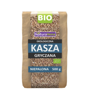 KASZA GRYCZANA NIEPALONA BIO 500 g - NATURAVENA