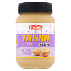 TAHINI JASNE ACTIVE (PASTA SEZAMOWA) BEZGLUTENOWE 460 g - PRIMAVIKA