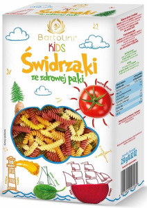 MAKARON (PSZENNY) 5-SMAKOWY DLA DZIECI ŚWIDRZAKI 250 g - BARTOLINI