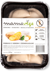 PIEROGI Z SEREM I ZMIEMNIAKAMI BEZGLUTENOWE 275 g - MAMA VEGE