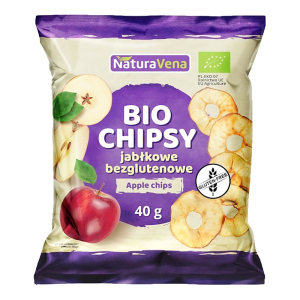 CHIPSY JABŁKOWE BIO 40 g - NATURAVENA