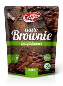 CIASTO BROWNIE B/G 300 g - CELIKO